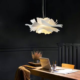 Halon  Sculptural Floral Acrylic Pendant Light