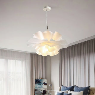 Halon  Sculptural Floral Acrylic Pendant Light
