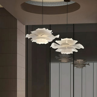 Halon  Sculptural Floral Acrylic Pendant Light