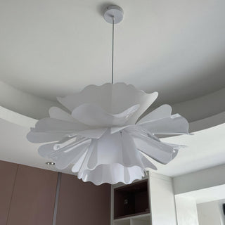 Halon  Sculptural Floral Acrylic Pendant Light