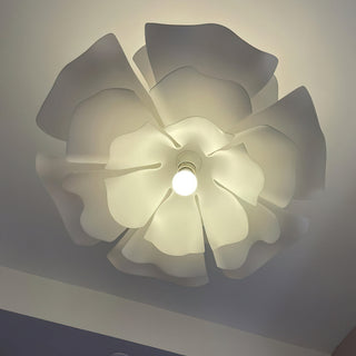 Halon  Sculptural Floral Acrylic Pendant Light