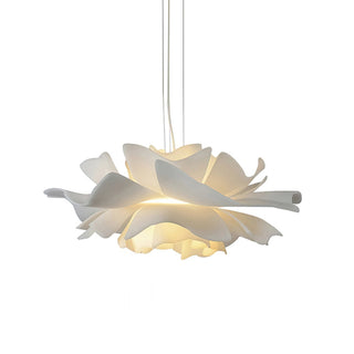 Halon  Sculptural Floral Acrylic Pendant Light