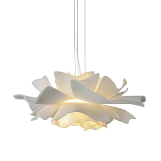 Halon  Sculptural Floral Acrylic Pendant Light