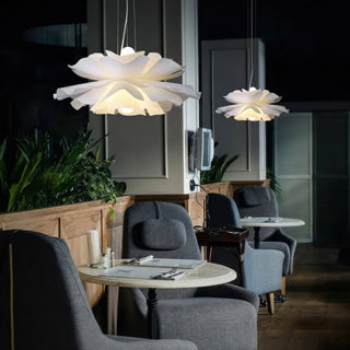 Halon  Sculptural Floral Acrylic Pendant Light