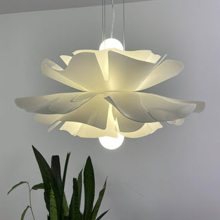 Halon  Sculptural Floral Acrylic Pendant Light