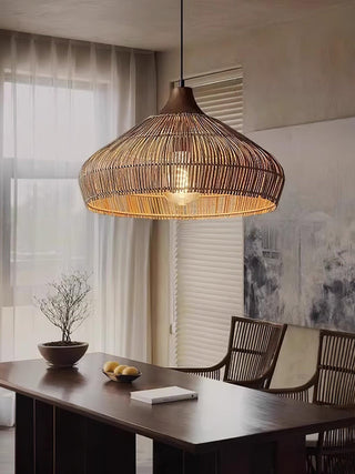 Wicker Natural Rattan Pendant Light