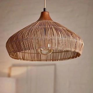 Wicker Natural Rattan Pendant Light
