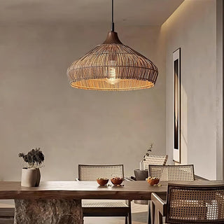 Wicker Natural Rattan Pendant Light