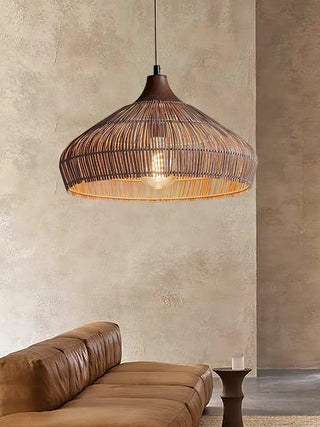 Wicker Natural Rattan Pendant Light