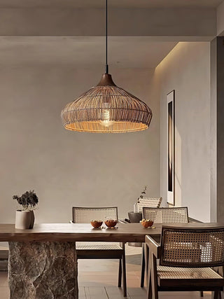 Wicker Natural Rattan Pendant Light