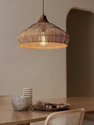 Wicker Natural Rattan Pendant Light
