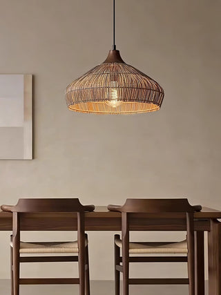 Wicker Natural Rattan Pendant Light