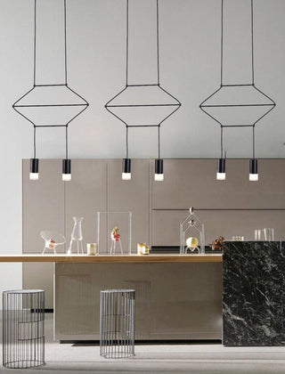 Funk Industrial Wire Cage Pendant Light