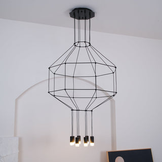 Funk Industrial Wire Cage Pendant Light