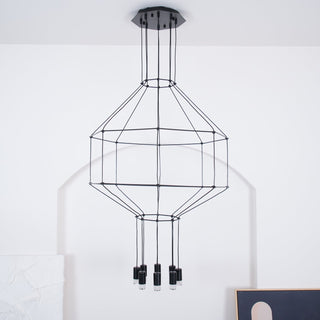 Funk Industrial Wire Cage Pendant Light