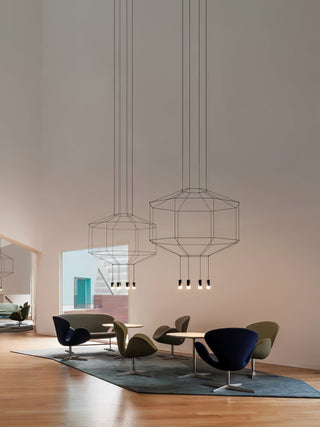 Funk Industrial Wire Cage Pendant Light