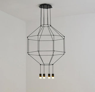 Funk Industrial Wire Cage Pendant Light