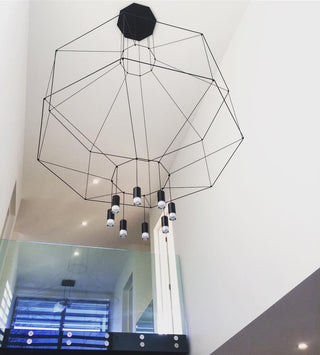 Funk Industrial Wire Cage Pendant Light