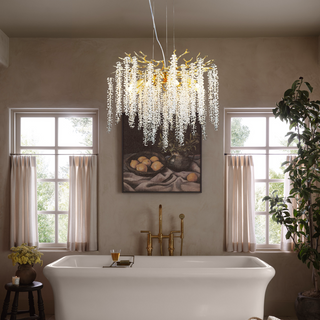 Wisteria Vintage Crystal Flower Crystal Chandelier
