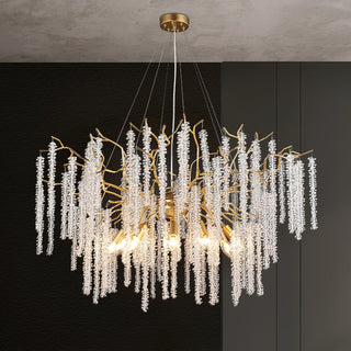 Wisteria Vintage Crystal Flower Crystal Chandelier