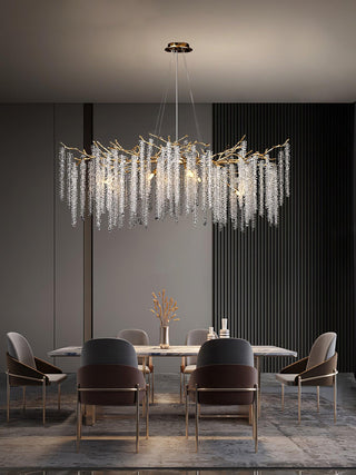 Wisteria Vintage Crystal Flower Crystal Chandelier