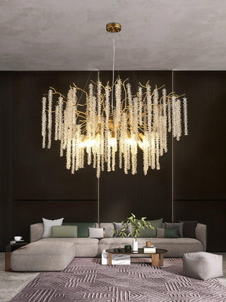 Wisteria Vintage Crystal Flower Crystal Chandelier
