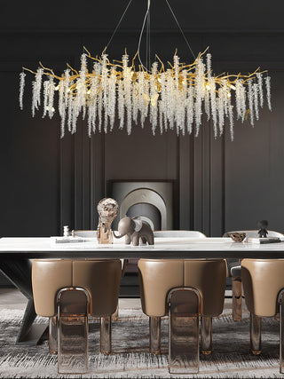 Wisteria Vintage Crystal Flower Crystal Chandelier