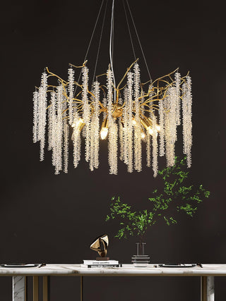 Wisteria Vintage Crystal Flower Crystal Chandelier