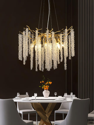 Wisteria Vintage Crystal Flower Crystal Chandelier