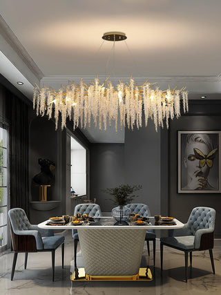 Wisteria Vintage Crystal Flower Crystal Chandelier