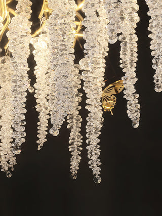 Wisteria Vintage Crystal Flower Crystal Chandelier