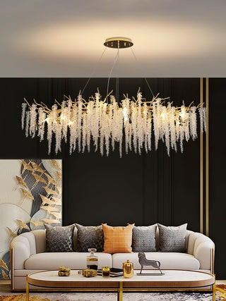 Wisteria Vintage Crystal Flower Crystal Chandelier