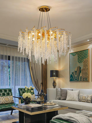 Wisteria Vintage Crystal Flower Crystal Chandelier