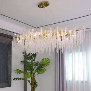 Wisteria Vintage Crystal Flower Crystal Chandelier