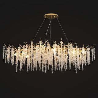 Wisteria Vintage Crystal Flower Crystal Chandelier