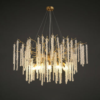 Wisteria Vintage Crystal Flower Crystal Chandelier