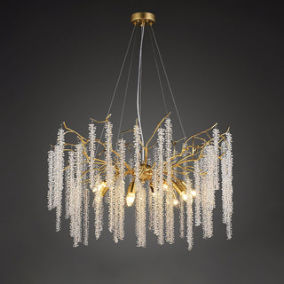 Wisteria Vintage Crystal Flower Crystal Chandelier