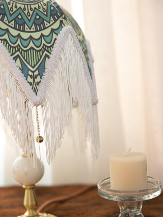 Tassel Bohemian Fabric Table Light