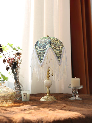 Tassel Bohemian Fabric Table Light