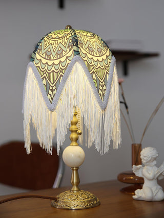 Tassel Bohemian Fabric Table Light
