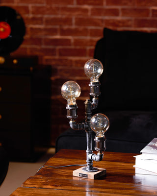 Edison Industrial Metal Table Light