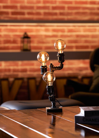 Edison Industrial Metal Table Light