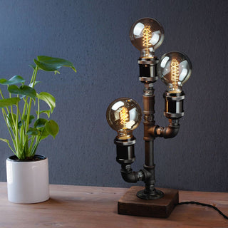 Edison Industrial Metal Table Light