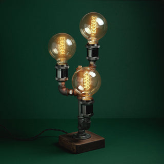 Edison Industrial Metal Table Light
