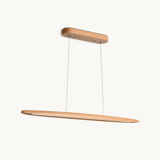Zoe Minimalist Wood Linear Pendant Light
