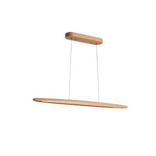 Zoe Minimalist Wood Linear Pendant Light