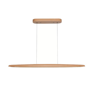 Zoe Minimalist Wood Linear Pendant Light
