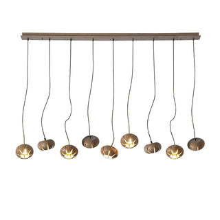 Harvest Rustic Wood Pumpkin Chandelier