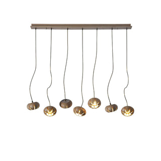 Harvest Rustic Wood Pumpkin Chandelier