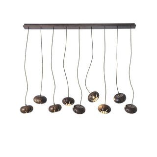 Harvest Rustic Wood Pumpkin Chandelier